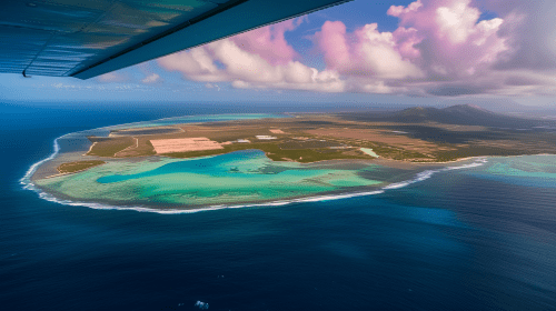 Bonaire from the air