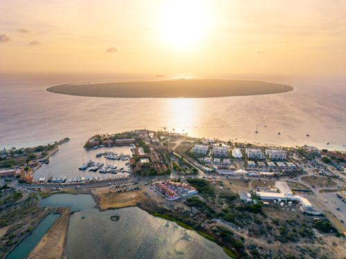 Klein Bonaire vanuit de lucht