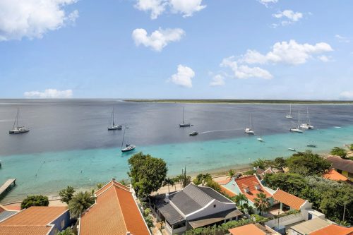 Beach-house Sea You Soon aan de boulevard en de Caribische Zee