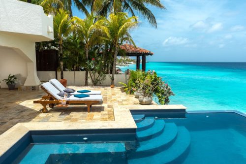 Nirvana Lodge directly on the ocean with spectacular views of Klein Bonaire