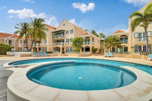 Port Bonaire Oasis A701 met zeezicht vanaf het terras