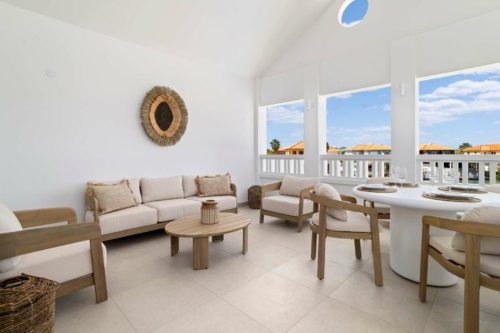 Laguna Serena Apartment with stylish decor and a lovely breezy porch